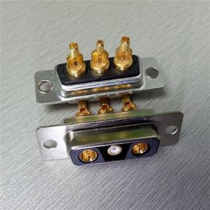 3W3 D-SUB koaksialni konektorji (RF) Ženski in moški spajkalni tip KLS1-DBRF5-3W3